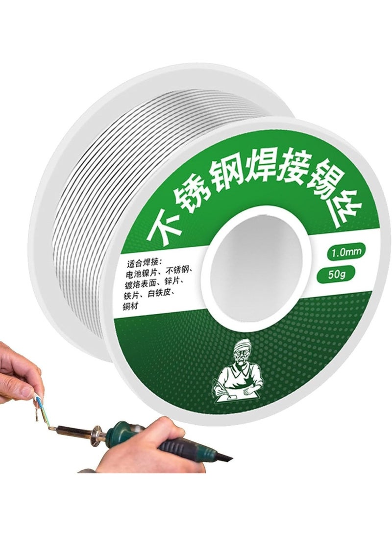 50g/100g Low Melting Point Soldering Wire – Lead-Free Silver Solder Wire for Electronics, Crafts, Metal Welding, DIY Projects, Eco-Friendly, High Purity, Easy to Use and Portable - Image 2